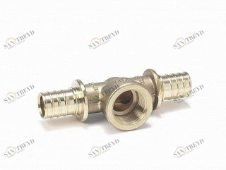 REHAU Тройник с внутренней резьбой 32-ВР 1"-25 RAUTITAN MX латунь 139001