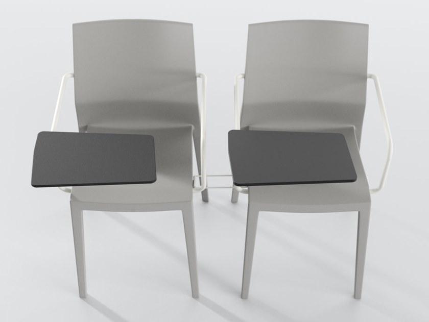 IBEBI Штабелируемый пластиковый стул с подлокотниками Hoth sun-id-1449495 - Вид №1