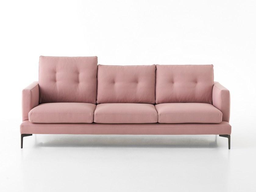 Saba Italia 3-х местный тканевый диван Essentiel sun-id-1382232 - Вид №1