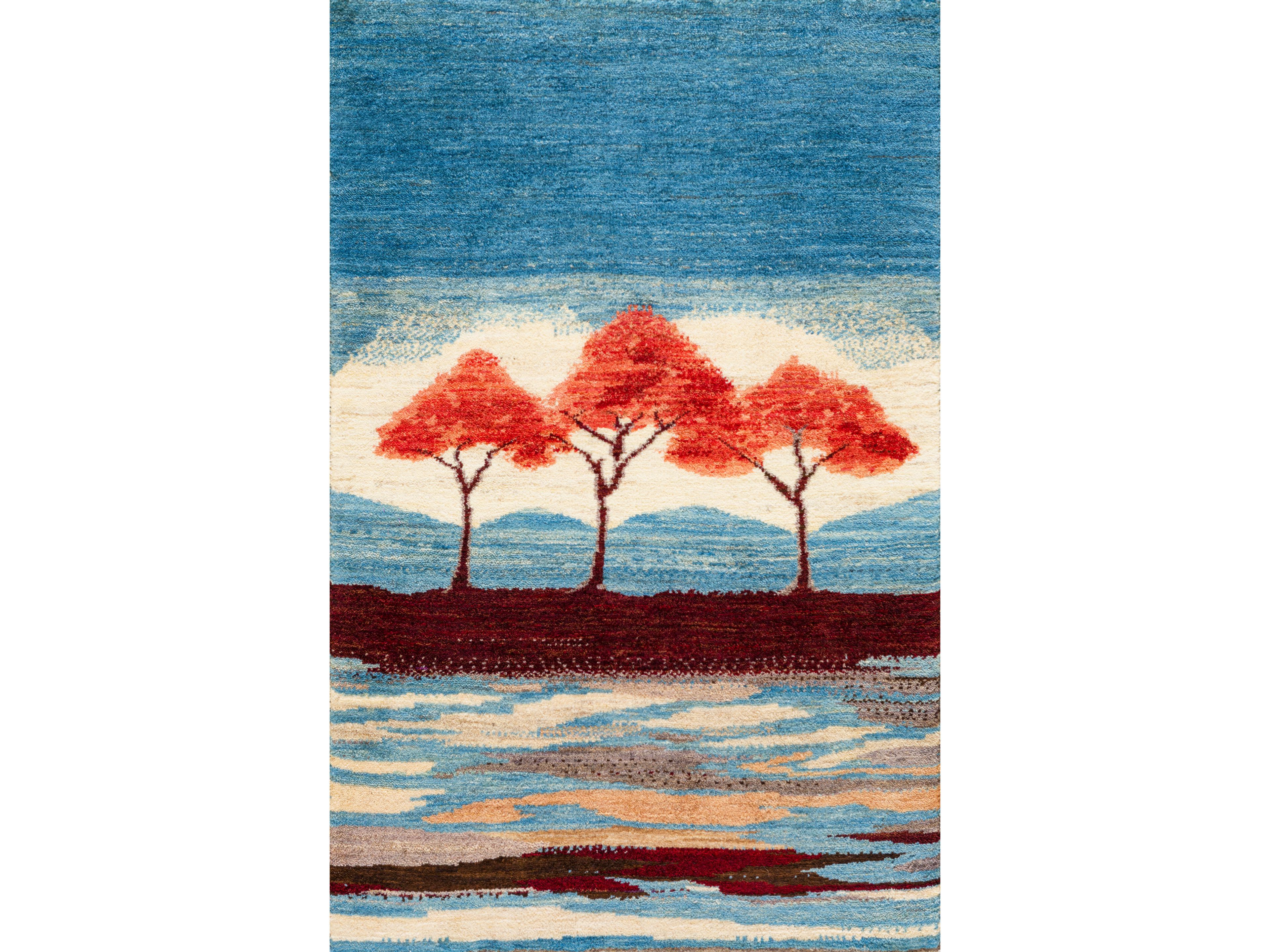 Прямоугольный шерстяной ковер Zollanvari Gabbehs Landscapes ARCH-00125103 - Вид №1