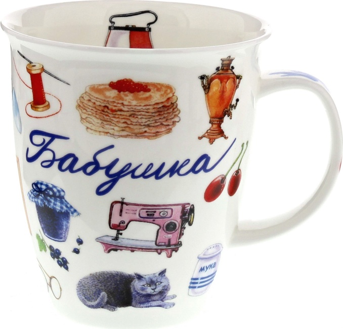 10625364 Dunoon Кружка Dunoon "Бабушка.Невис" 480мл Фарфор костяной 