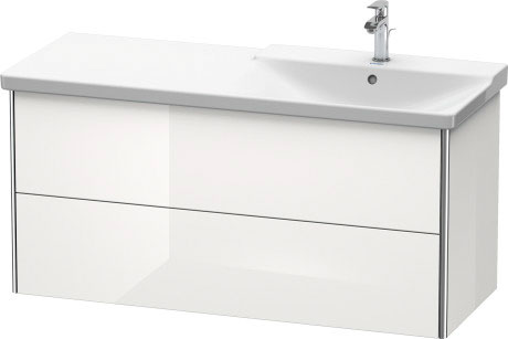 XS418902222 XSquare Тумбочка подвесная Белый глянцевый декор Duravit - Вид №2