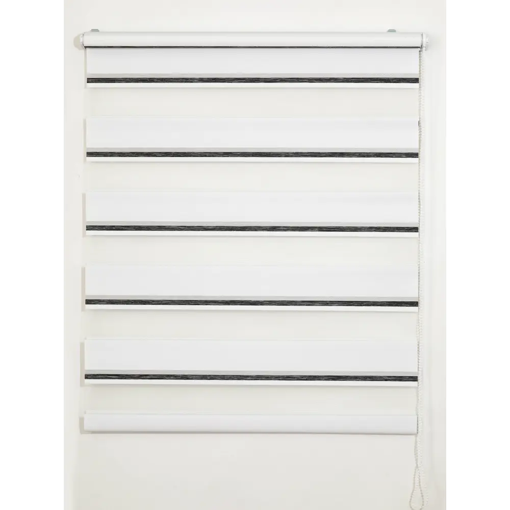 Штора рулонная день-ночь Лечче 180x175 см серо-молочная MIAMOZA STLM-2211510