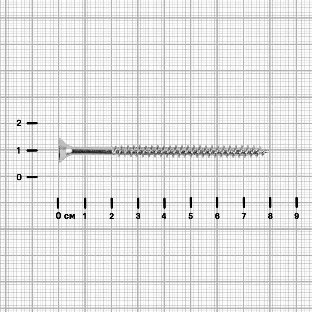 Универсальные саморезы STANDERS оцинкованные 5×80 мм (6 шт) 89212926 STLM-1495278 - Вид №2