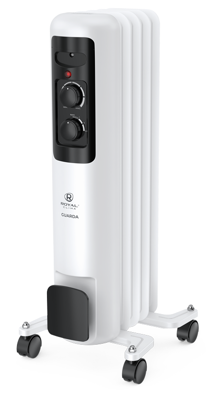 9297226 Масляный обогреватель Royal Clima GUARDA ROR-GU5-1000M белый STDN-0060079 - Вид №2