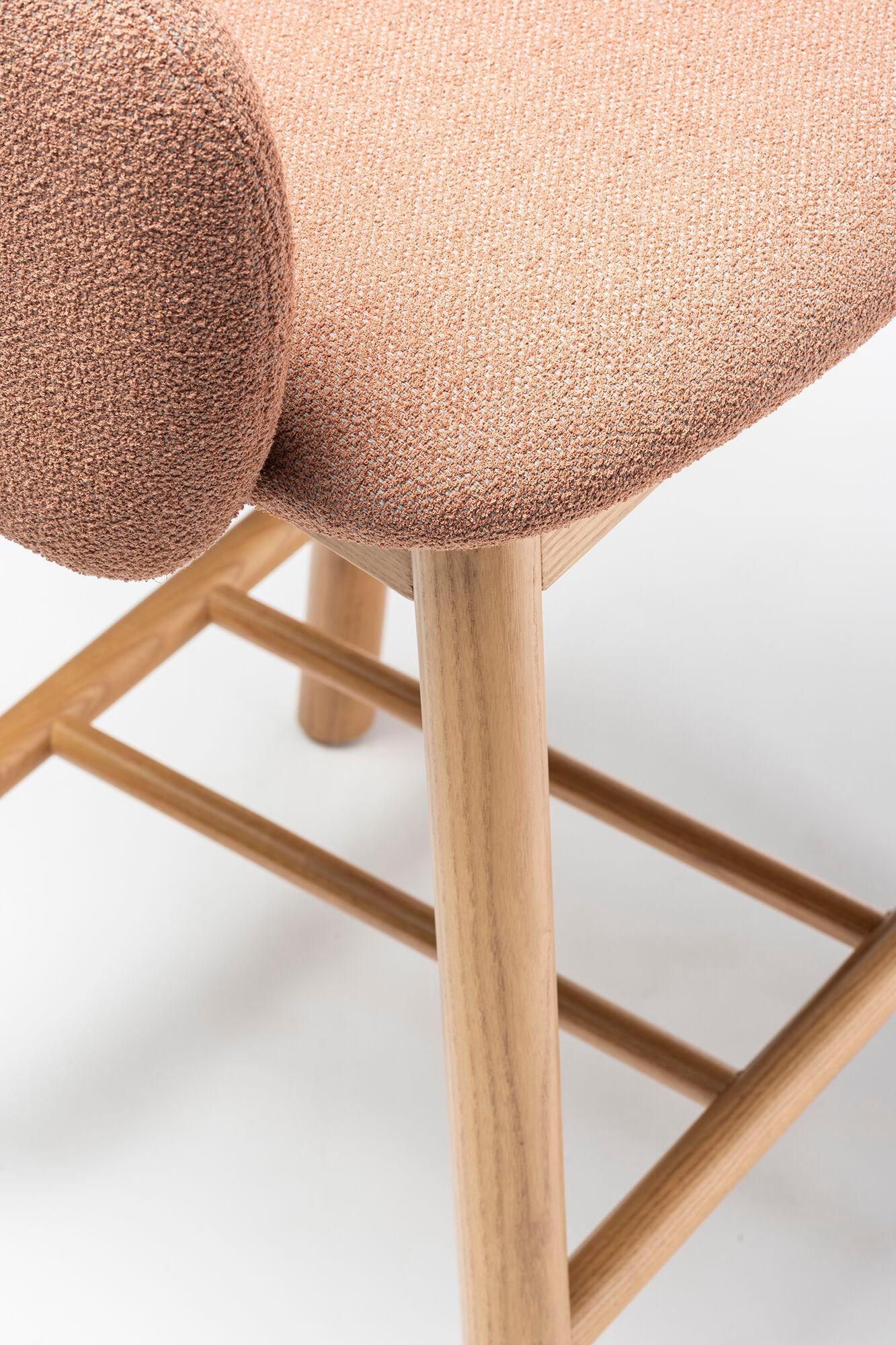 Тканевый стул с подлокотниками и спинкой CHAIRS & MORE Bel ARCH-00074984 - Вид №9