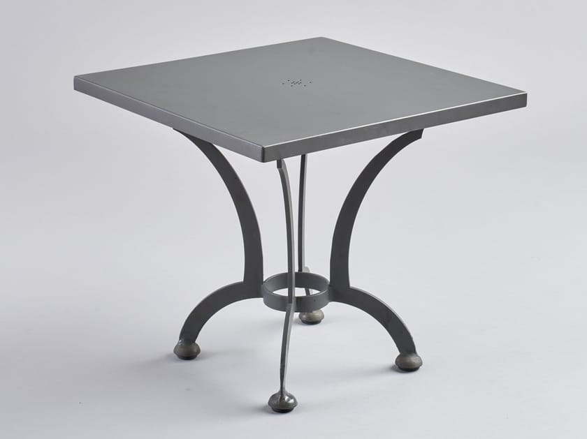 Квадратный садовый столик из нержавеющей стали OFFICINACIANI арки ARCH-00027794