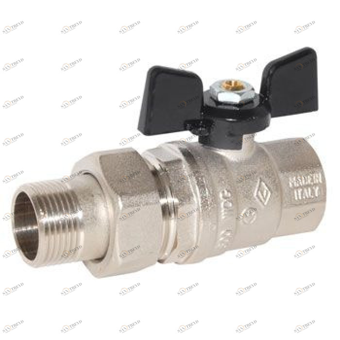 Шаровой кран Bugatti 1/2 с американкой усиленный (322 серия) Royal Thermo sun-id-645991