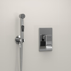 A010657 Встраиваемый комплект для биде со шлангом 120 см WasserKRAFT