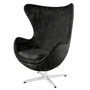 Кресло Arne Kaiser черное ICON DESIGNE ДИЗАЙНЕРСКИЕ, EGG 096808 Черный