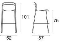 emu Табурет из высокой стали Modern sun-id-1461925 - Вид №1