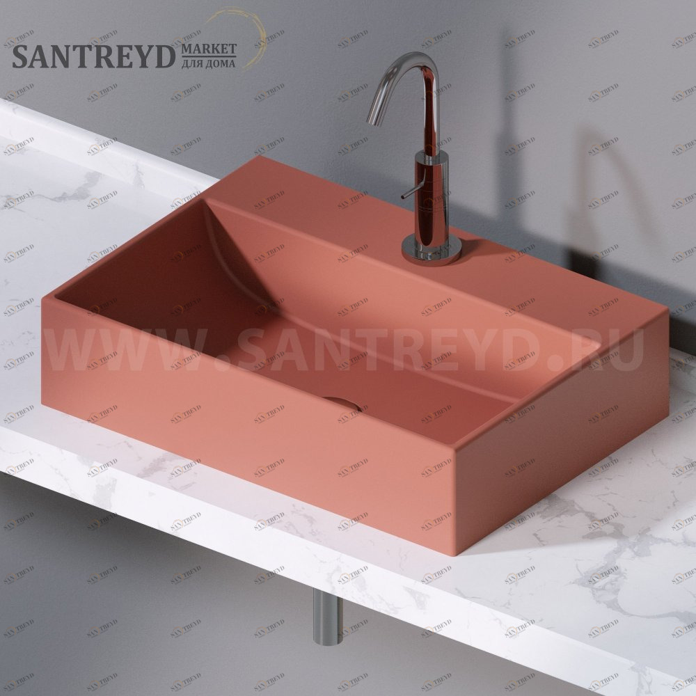 L240142 Накладная раковина на столешницу  прямоугольная A. e T. Italia THIN AeT ITALIA