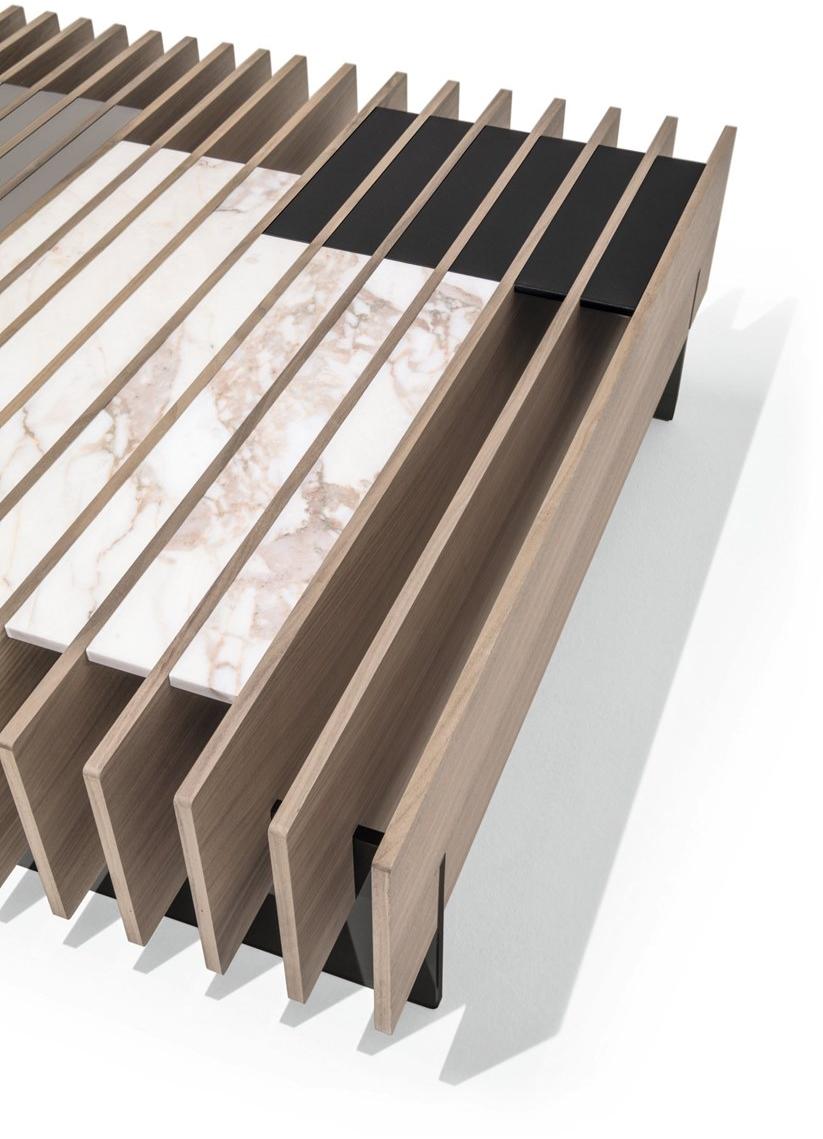 Giorgetti Квадратный журнальный столик из ясеня sun-id-1448831 - Вид №2