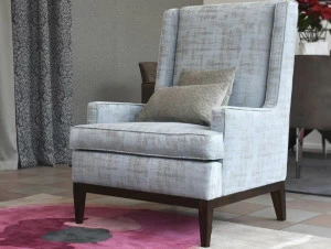 ART CASA Кресло Bergere из ткани с подлокотниками  P-grace