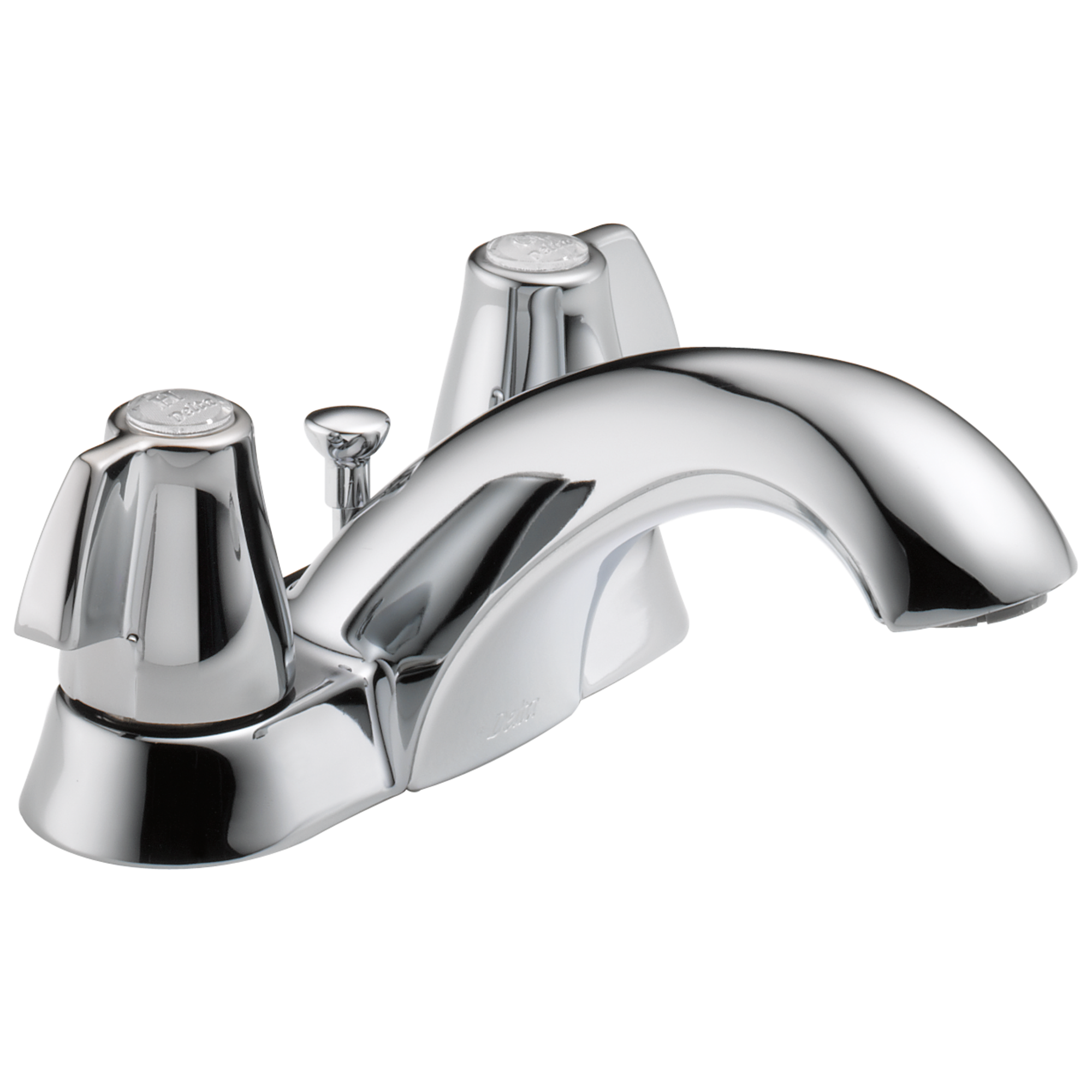 2520LF-TPM Смеситель для ванной комнаты с двумя ручками Tract-Pack Centerset Delta Faucet Classic Хром