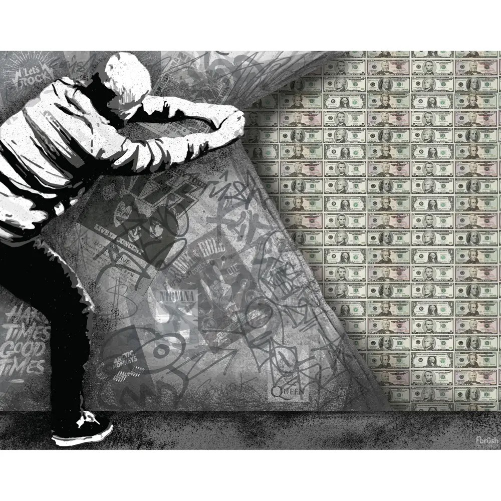 Картина на холсте "Много денег" 50x40 см FBRUSH STLM-2168706