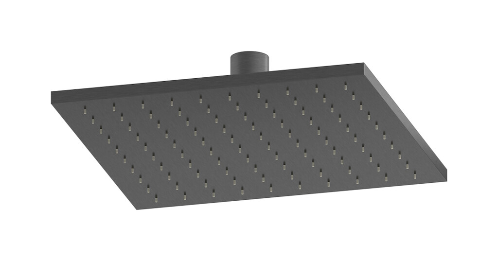 Верхний душ квадратный 200х200 WE ARE IB ma021cs Brushed Black Chrome Monamour 