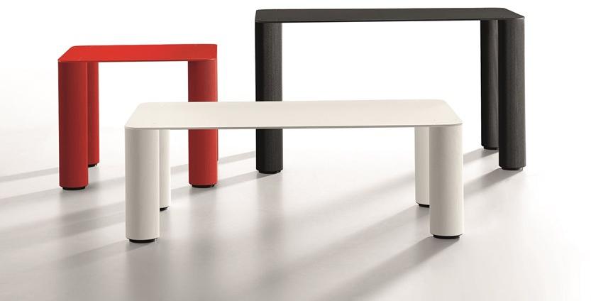 Midj Низкий прямоугольный журнальный столик из крашеного металла sun-id-1349350 - Вид №1