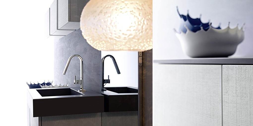 Комплект мебели для ванной Sky 105 Arbi Sky Seghettato Collection SKY105 - Вид №1