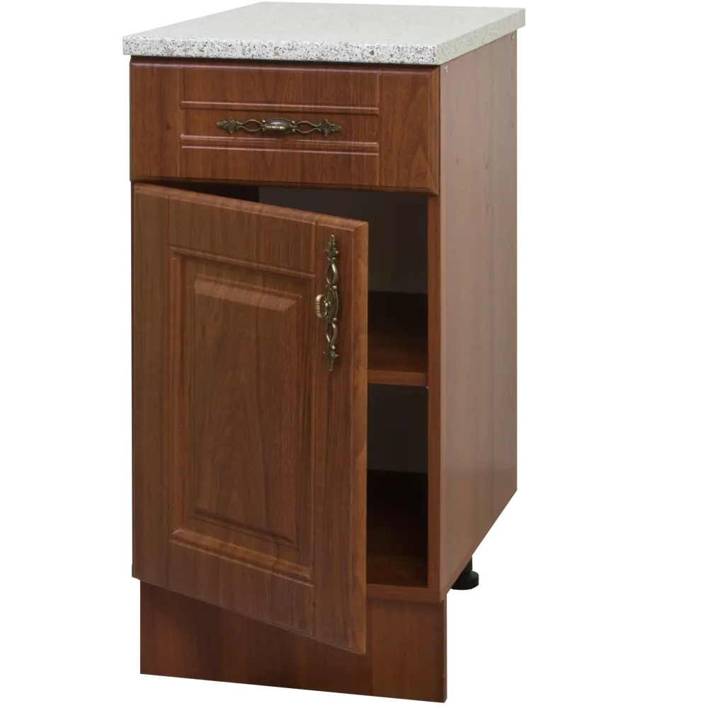 Шкаф напольный Орех Аква 40x86x60 см ЛДСП цвет коричневый Santreyd STLM-2197477 - Вид №1