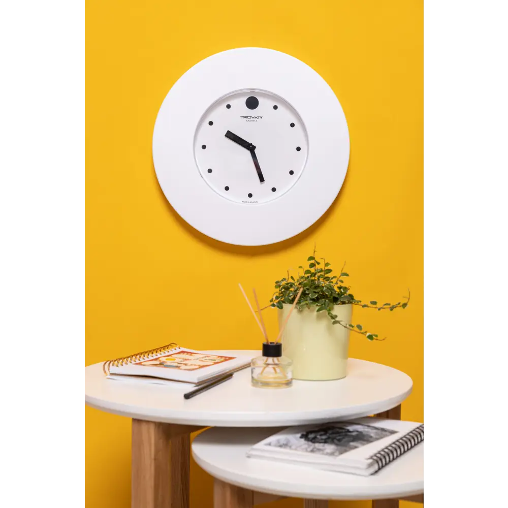 Часы настенные с точками цвет белый диаметр 37.5 см TROYKATIME STLM-2003362 - Вид №3