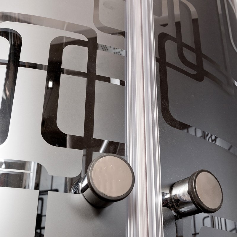 ЕМ1512 L N (без крыши) Душевая кабина DETO Серия EM BМ4510 N (без крыши) BLACK - Вид №11