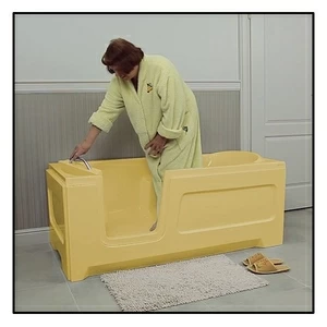 Ванна с дверцей Akcjum Relax 170-80-LH-Z лежачая левосторонняя желтая