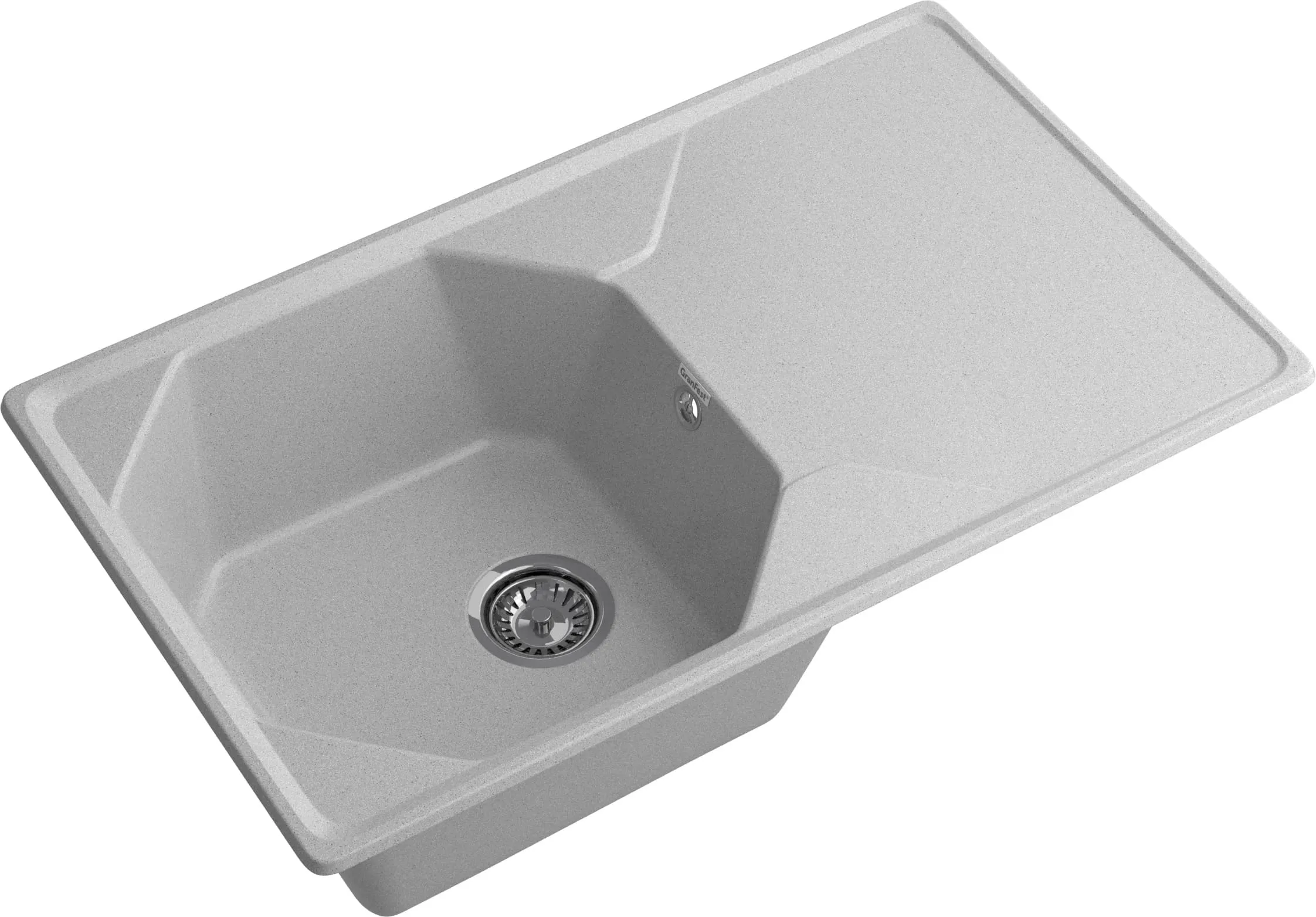 Кухонная мойка Искусственный камень UNIQUE S128 GranFest U-840L-S128 - Вид №2