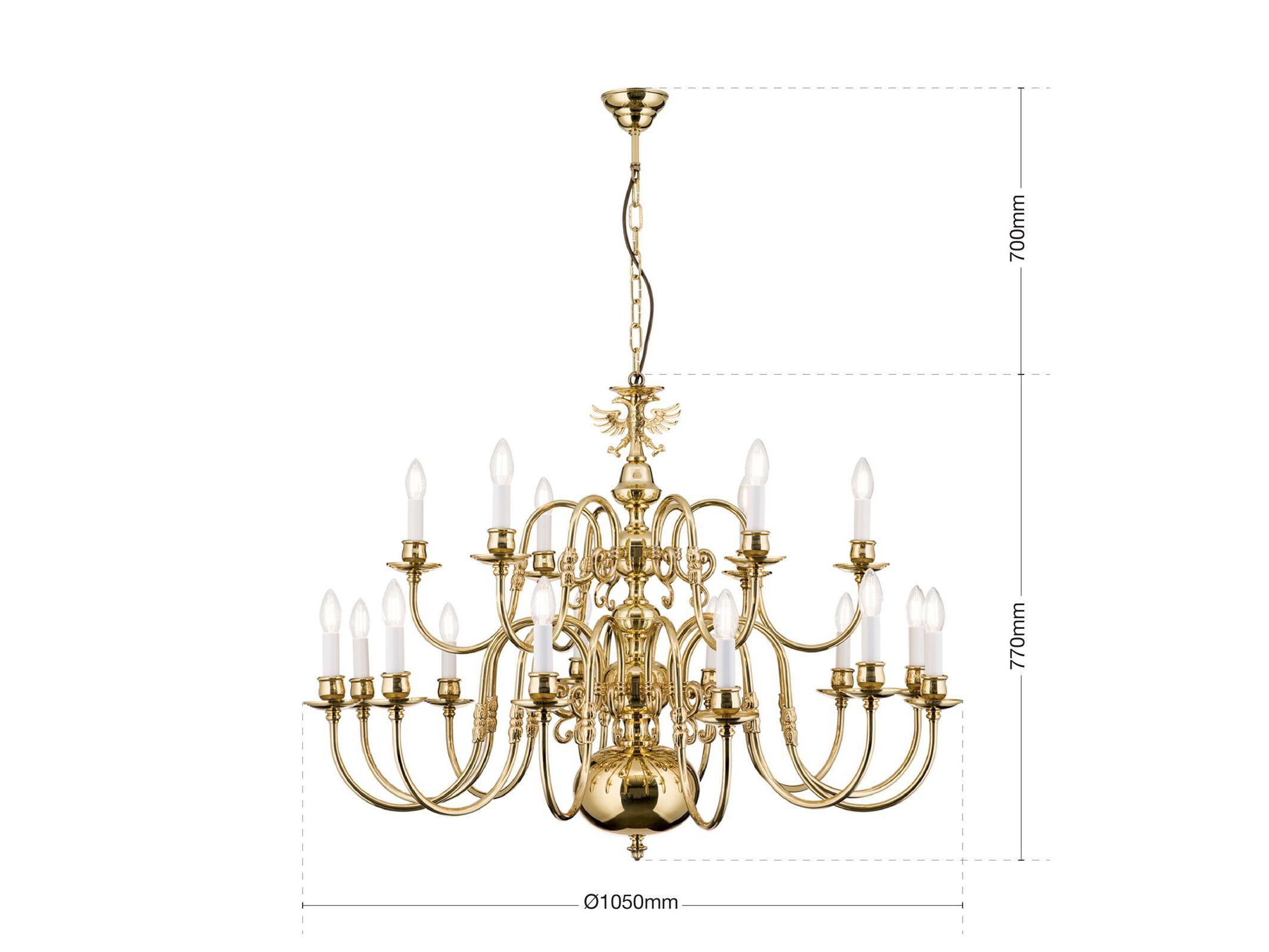 Латунная люстра Orion Flämisch ARCH-00038988 - Вид №6