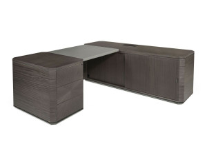 Деревянный направленный угловой стол