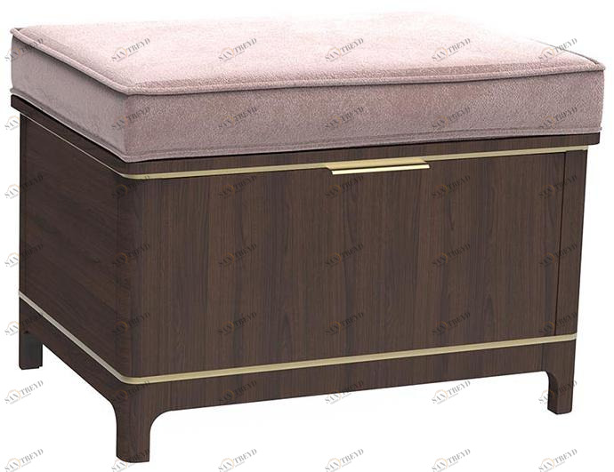 2708 Пуф с ящиком Модерн Нежное мерцание R-HOME 40092851H_GNM