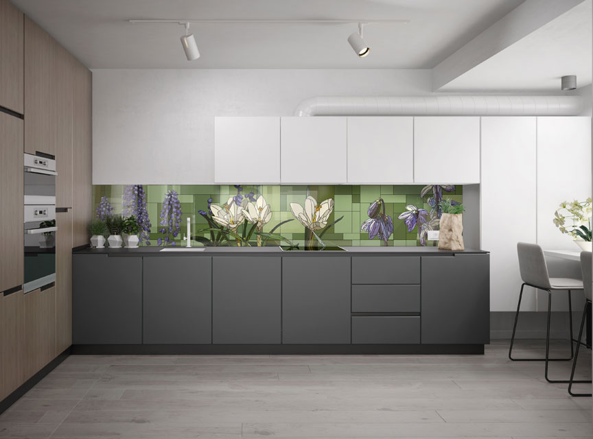 Стеновые панели - Витраж Спринг LIGRON LIST109 2245 - Вид №2