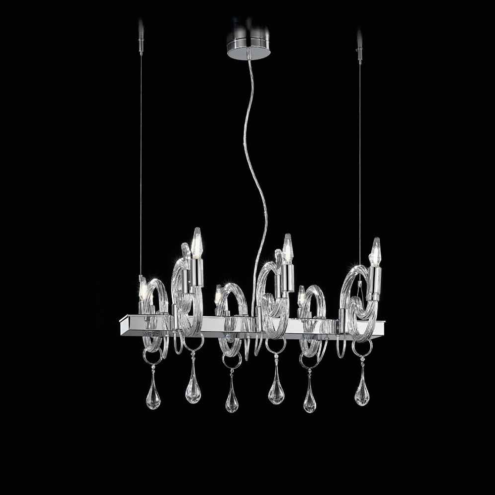 Люстра 2000/6 BL от Sylcom белая/ хром SYLCOM ДИЗАЙНЕРСКИЕ 247041 Белый  - Вид №2