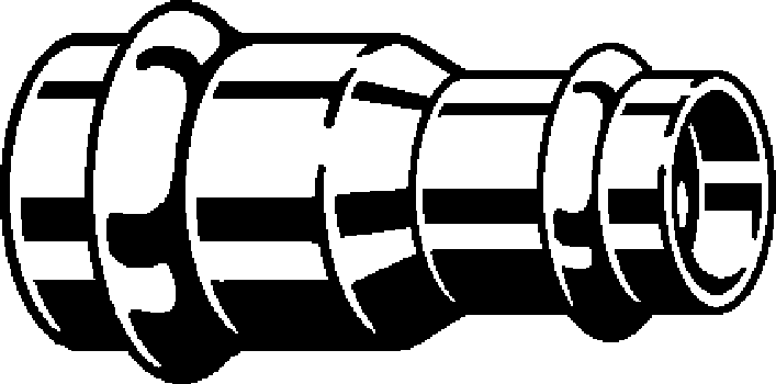 Viega Редукционная муфта Profipress 2415.2 (328276) 328 276 - Вид №1