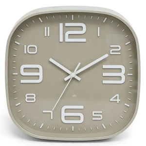 Часы настенные Rocksolid круглые пластик цвет бежевый бесшумные ø29.3 см