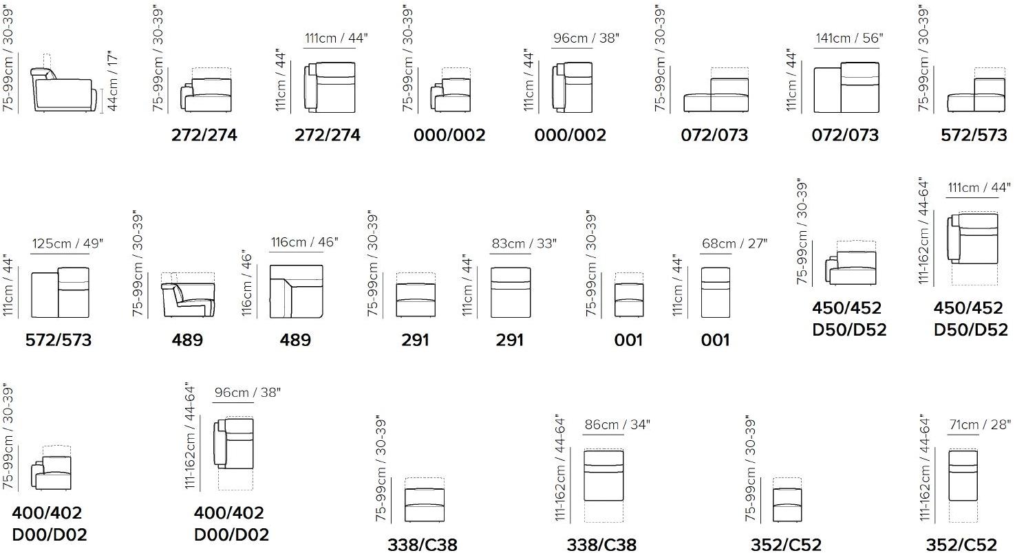 Natuzzi Кожаный диван-кресло в современном стиле sun-id-1406255 - Вид №2