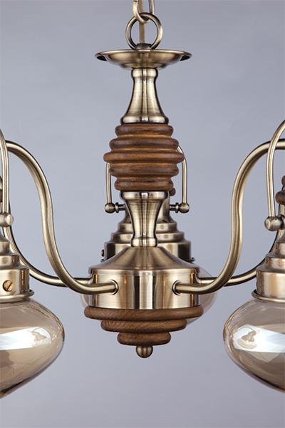 Подвесная люстра Bogates Gustavo 266/5 BOGATES ДИЗАЙНЕРСКИЕ, GUSTAVO 186252 Бронза  - Вид №2