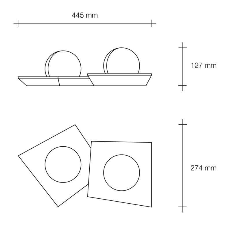 Гипсокартон светодиодный потолочный светильник Tecnico Cicladi ARCH-00017908 - Вид №5