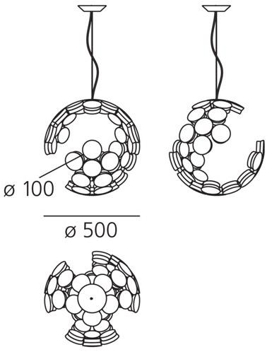 Artemide Светодиодный подвесной светильник из алюминия  1529010a  - Вид №2
