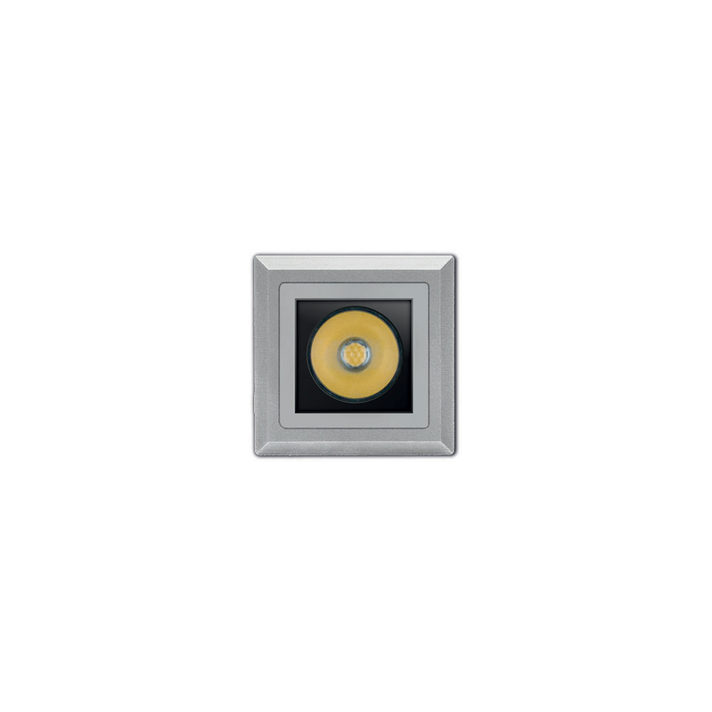 8470061 Встраиваемый в пешеходный пол Platek NANO FULL INOX QUADRATO  NANO FULL INOX - 1 LED 4000K 14° 