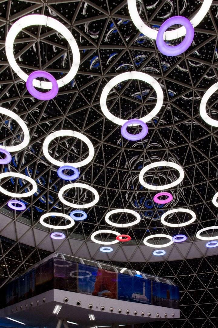 Martinelli Luce Светодиодный подвесной светильник из полиэтилена с диммером Circular pol 2057/j - Вид №11