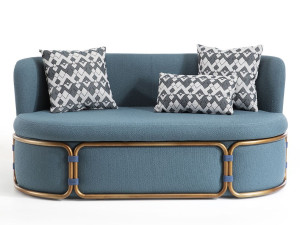 2-местный тканевый диван