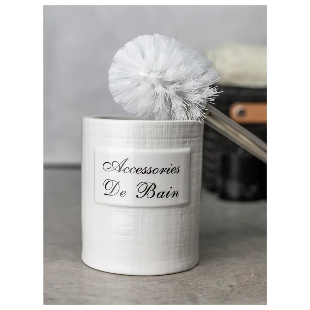 BATH PLUS Керамический ёршик для унитаза Bain Blanc - элегантное решение для чистоты 89380468 STLM-1563892 - Вид №2