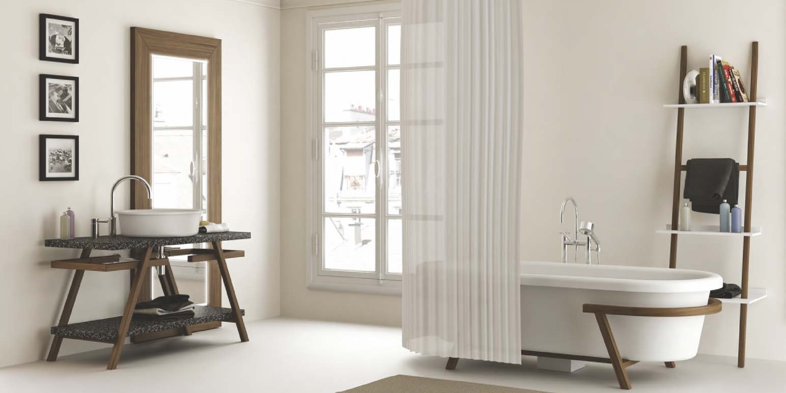 Design Ванна из Corian на деревянном каркасе 1800x800x550 Provence белая MOMA Design PRV3011800 - Вид №2