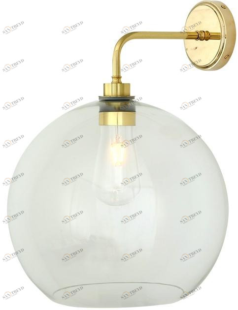 Mullan Lighting Настенный светильник из стекла прямого света для ванной Leith Mlbwl006 