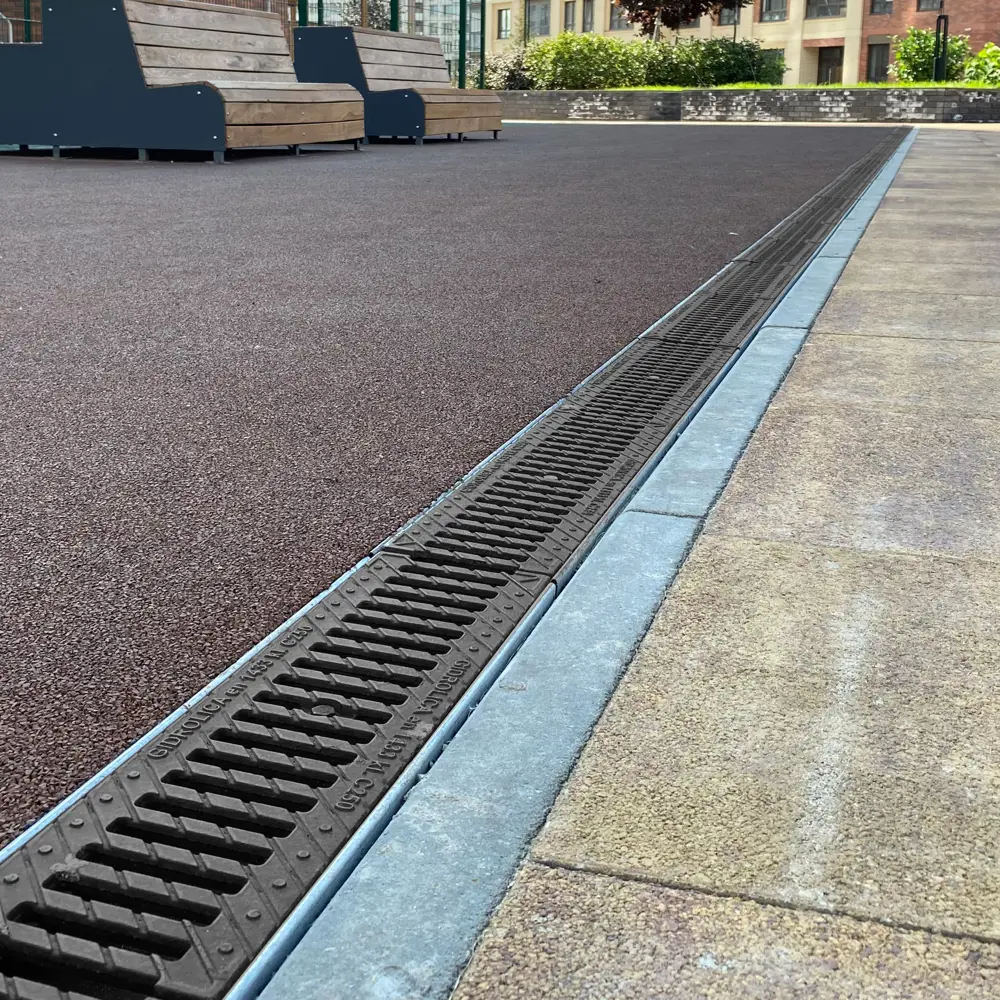 Лоток водосточный Gidrolica Standart 1000x145x63 мм цвет черный STLM-2177771 - Вид №2