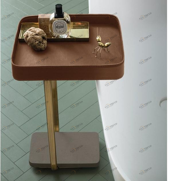 Cerasa Кожаный журнальный столик Suede sun-id-1384385