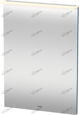 XL749204747 Зеркало с подсветкой X-Large #XL7492 600 x 36/105 мм Каменно-синий глянцевый лак Duravit