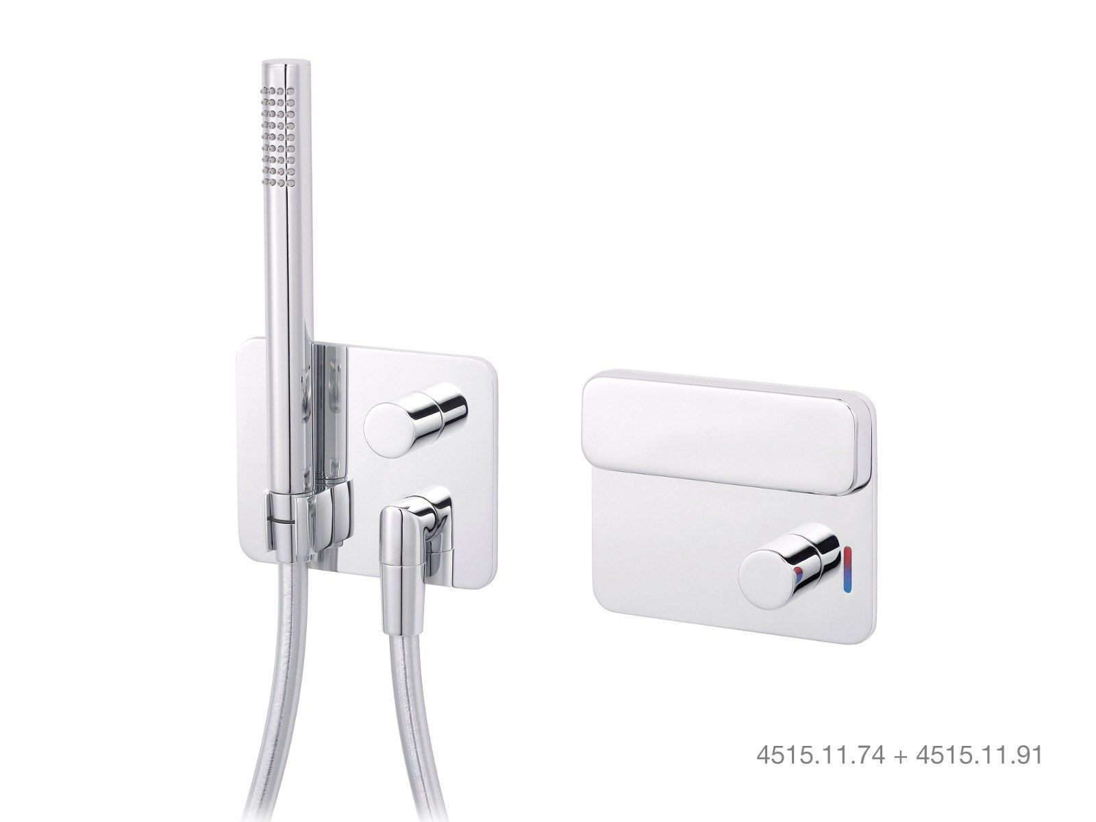 Смеситель для душа с ручным душем с пластиной rvb слайд ARCH-00115832 - Вид №1