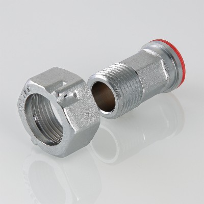 VTr.611.N.0004 Полусгон с накидной гайкой Valtec 1/2"  - Вид №3